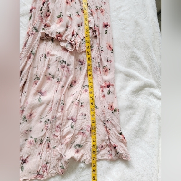 FLORAL Festival Western Maxi Dress with Shorts and Hi Low Skirt - Picture 8 of 10
